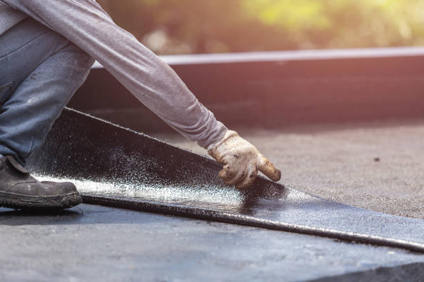 Professional Emergency Waterproofing technician working in Woodville, VA